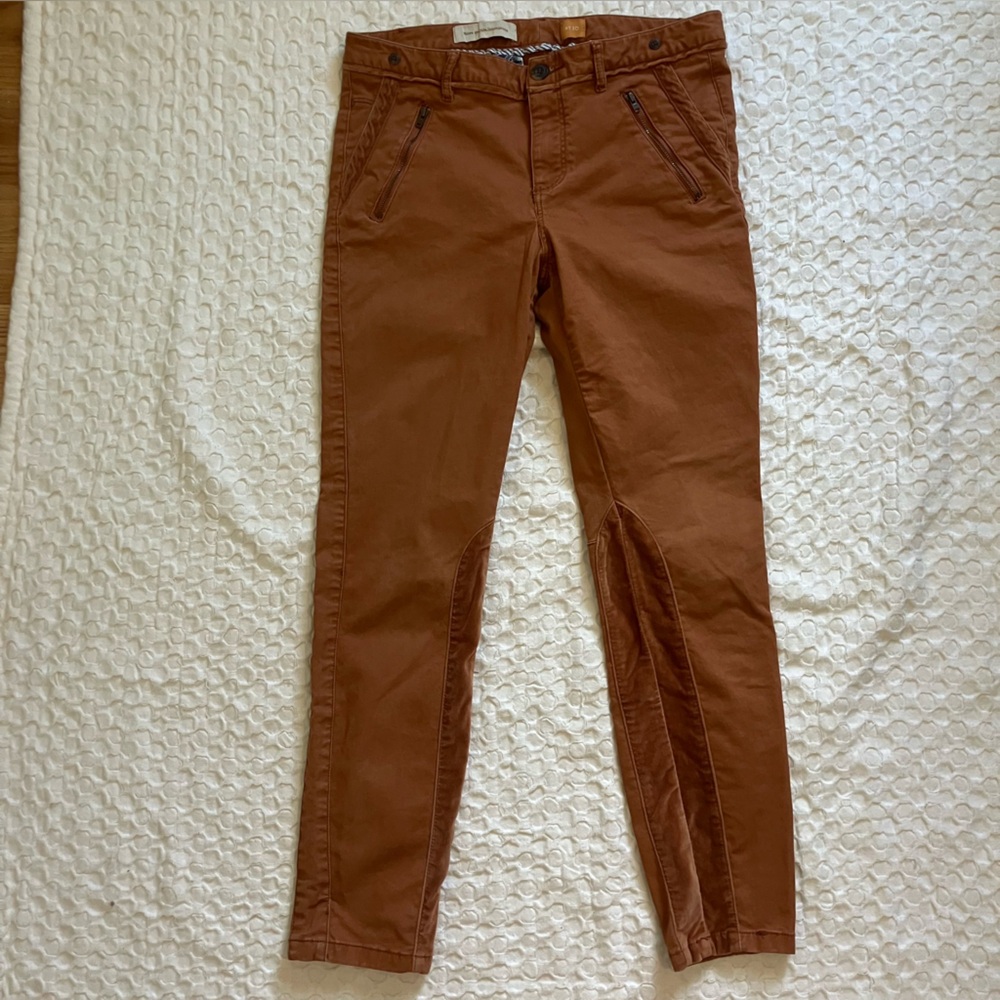 Pilcro Skinny Pants In Rust Brown - image 1